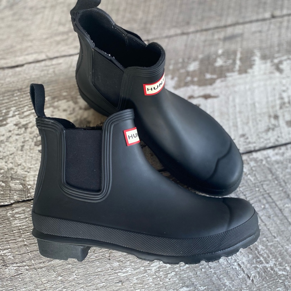 🍁 Hunter Chelsea Boots  EUC
